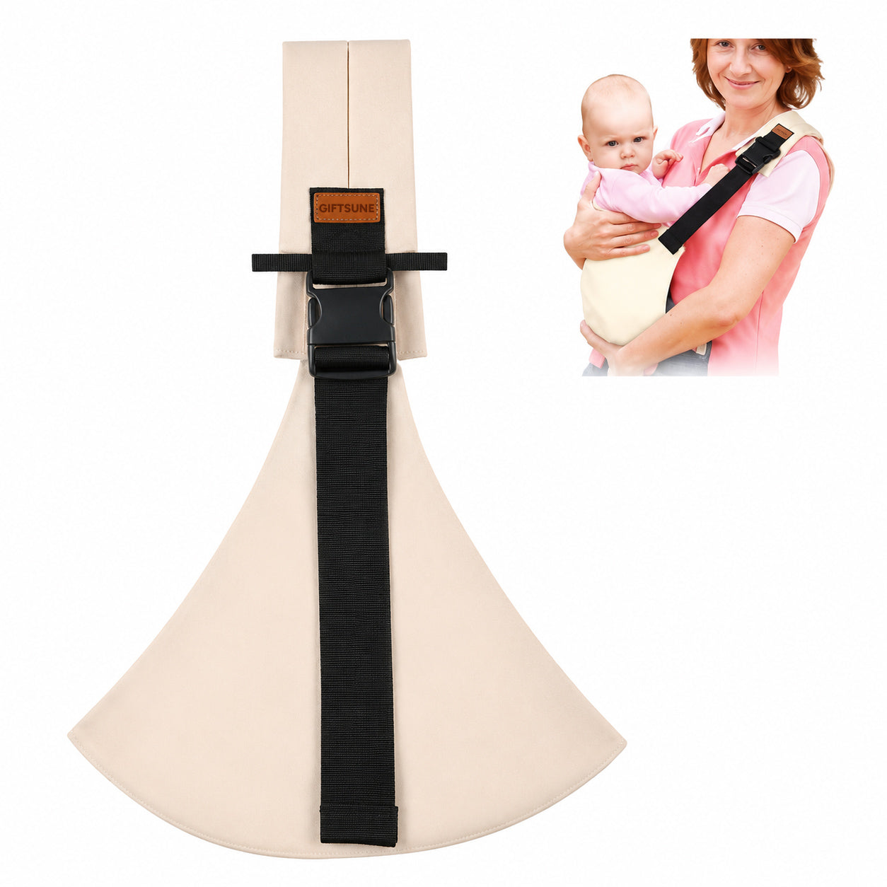 🔥Lightweight Portable Baby Sling Carrier | Ergonomic Non-Slip Hip Seat