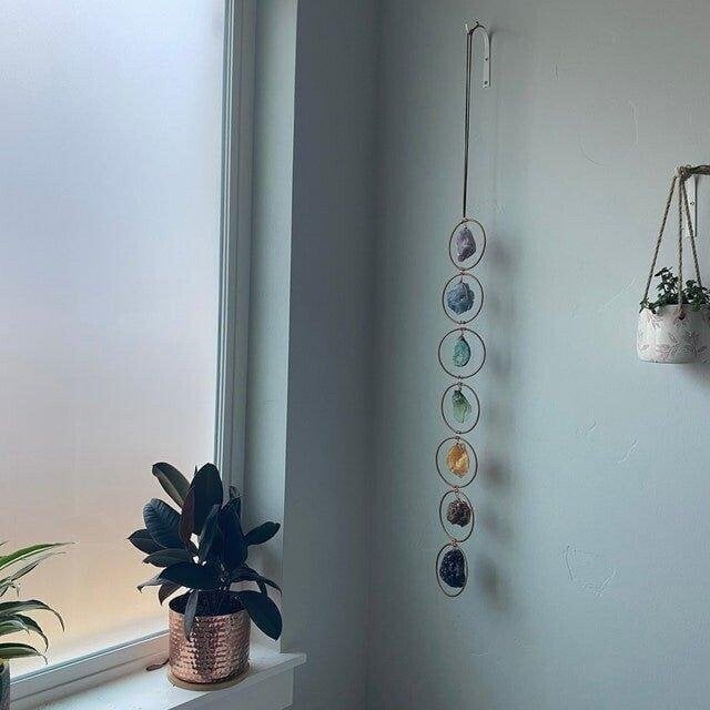 šš„LAST DAY SALE 49% OFF-Raw Crystal 7 Chakra Gemstone Wall Decor