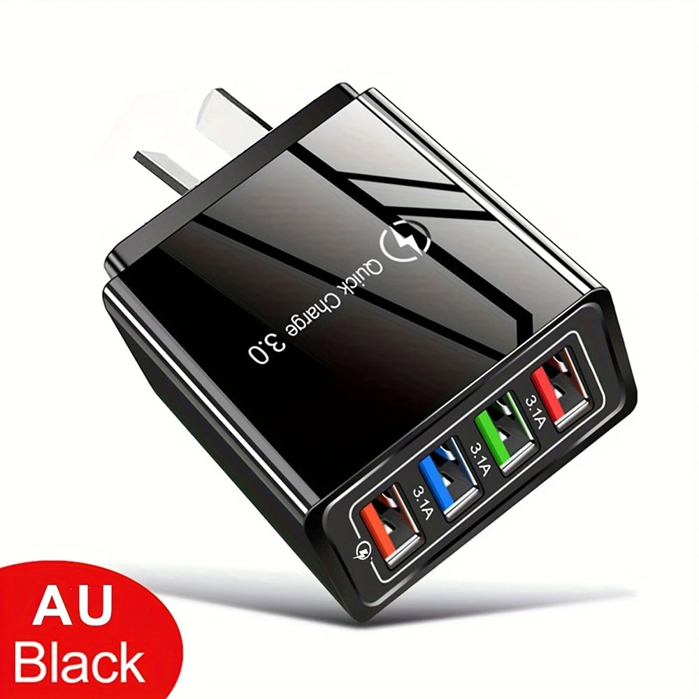 📱The Charger Big Tech Hates | 4-Port Quick Charge 3.0 + AI Performance Boost