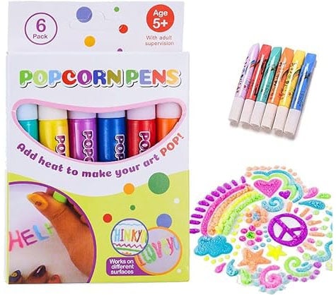 ✨🎁Magic Pen – Draw 3D with one stroke!🎄 DIY Bubble Popcorn Drawing Pens🔥
