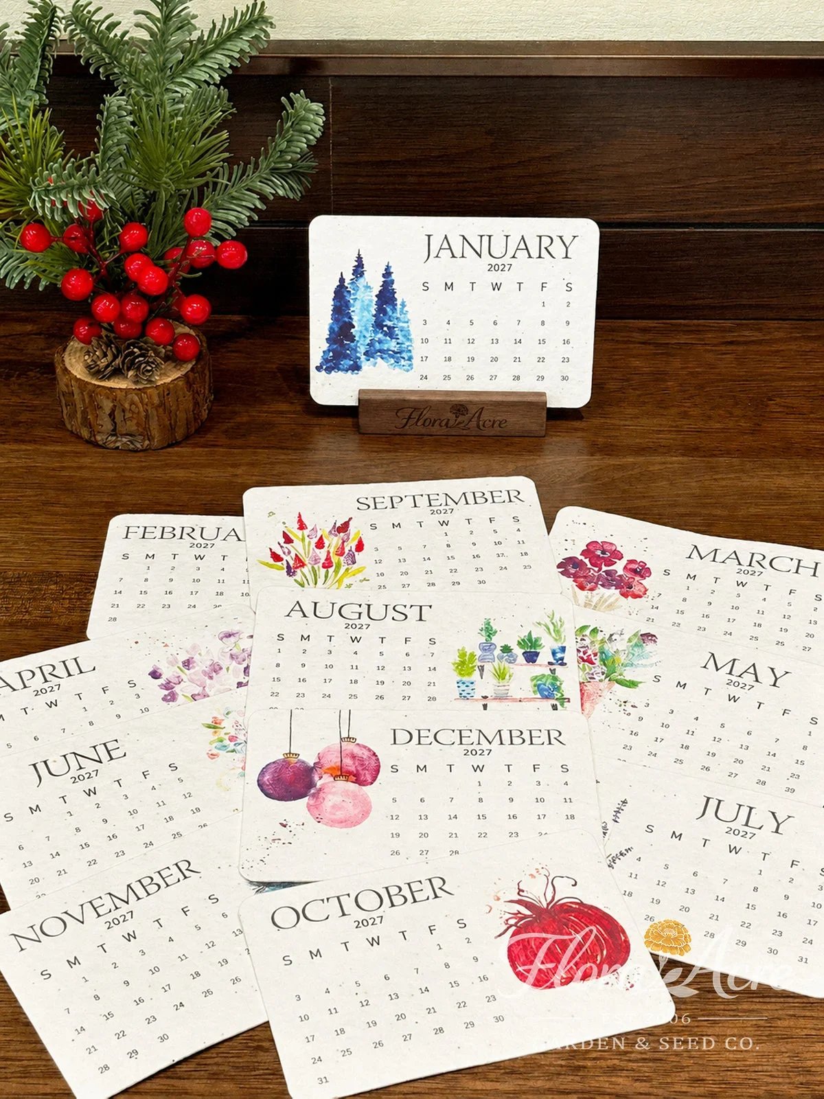 ✨Early Holiday Sale 49% OFF🌱Eco-Friendly Plantable “Timeless” Seed Calendar 2027