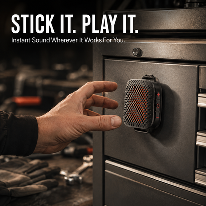 🔊🔥 2026 New Magnetic Clip-On Bluetooth Speaker | IPX7 Waterproof, TWS Stereo & Ultra-Light Wearable Design
