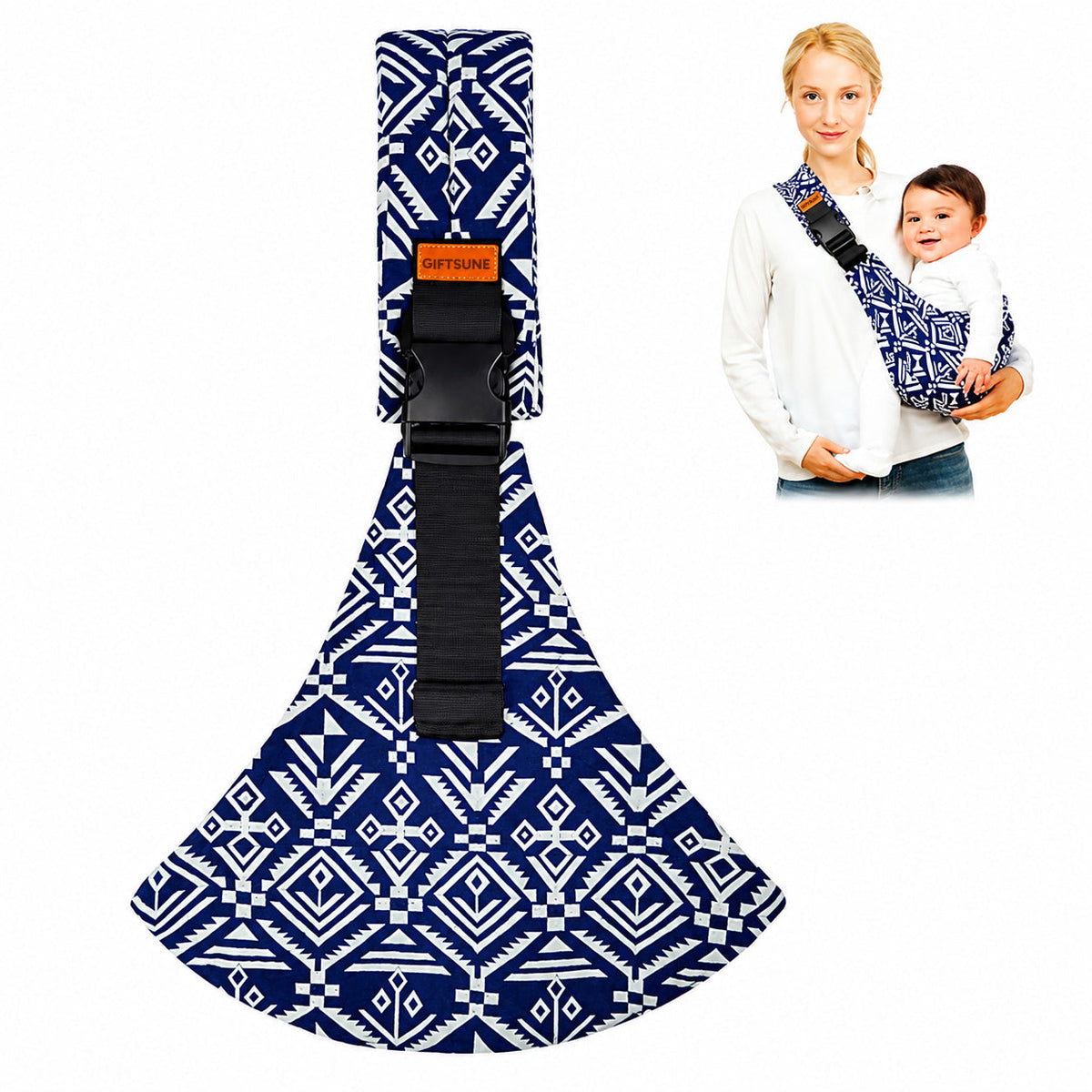 🔥Lightweight Portable Baby Sling Carrier | Ergonomic Non-Slip Hip Seat