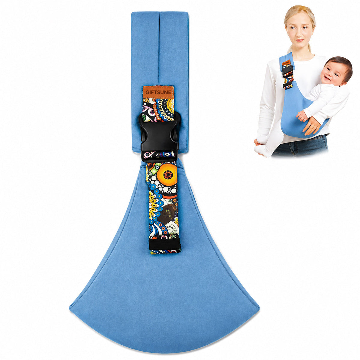 🔥Lightweight Portable Baby Sling Carrier | Ergonomic Non-Slip Hip Seat