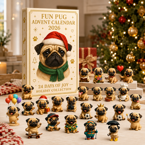 🎉🐶2026 Fun Pug Advent Calendar🎉