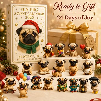 🎉🐶2026 Fun Pug Advent Calendar🎉