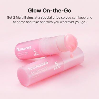 💜LAST DAY - BUY 1 GET 1 FREE💜Pink Collagen Volume Multi Balm