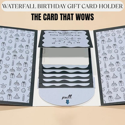 ⏰LAST DAY 70% OFF - 2026 New🎅🎁✨Handmade Waterfall Christmas Gift Card Booklet♻️ 💳✨