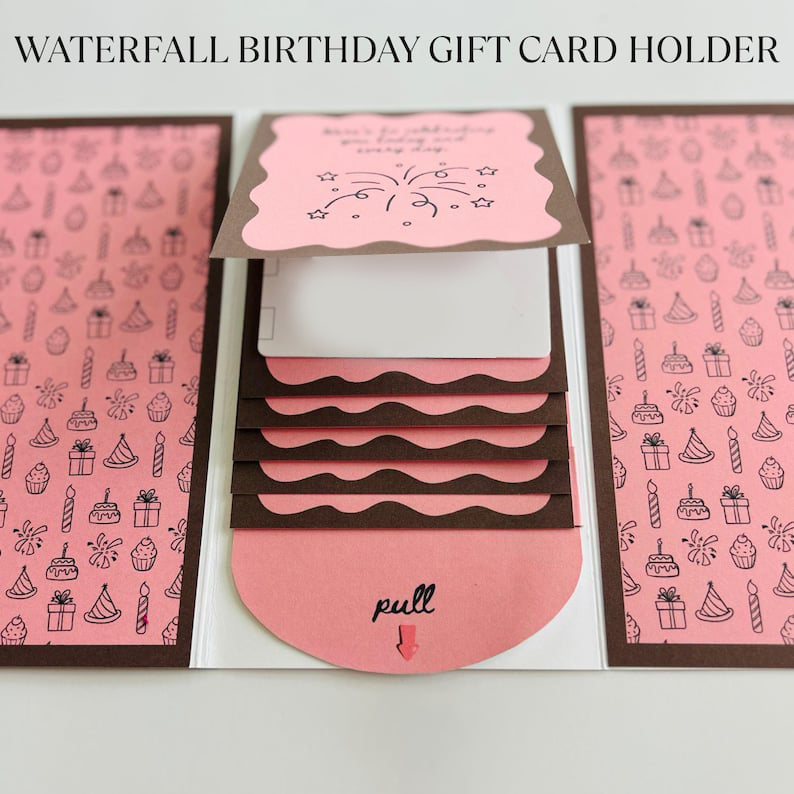 ⏰LAST DAY 70% OFF - 2026 New🎅🎁✨Handmade Waterfall Christmas Gift Card Booklet♻️ 💳✨