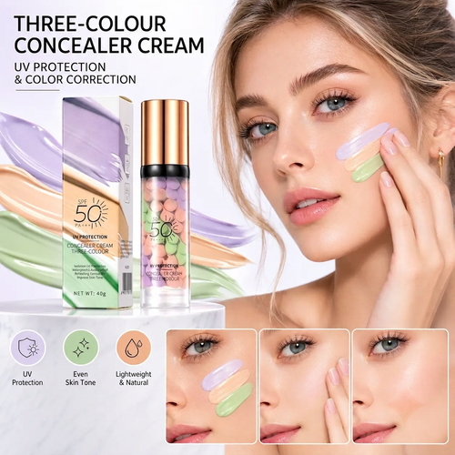 🔥LAST DAY 50% OFF✨3-in-1 Color Correcting Primer with SPF 50 PA+++ | Hydrate & Protect