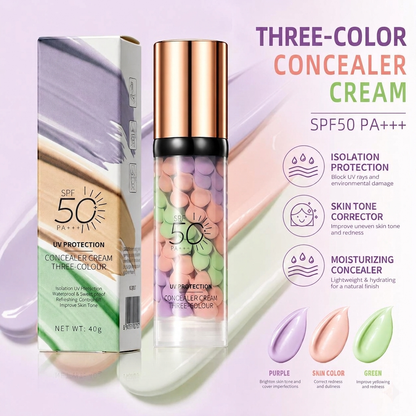 🔥LAST DAY 50% OFF✨3-in-1 Color Correcting Primer with SPF 50 PA+++ | Hydrate & Protect