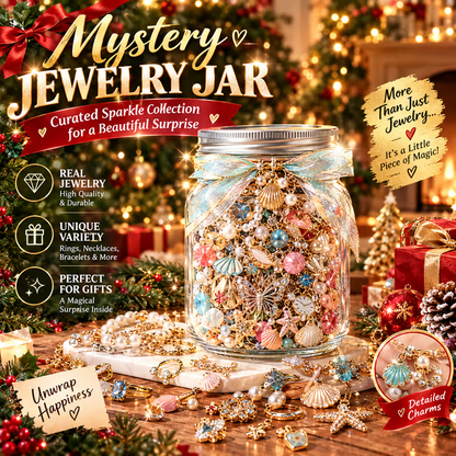 ✨ Mystery Jewelry Jar – Curated Sparkle Collection for a Beautiful Surprise