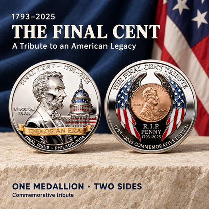 🔥LAST DAY 50% OFF🔥 - THE FINAL CENT 1793–2025 · END OF AN ERA