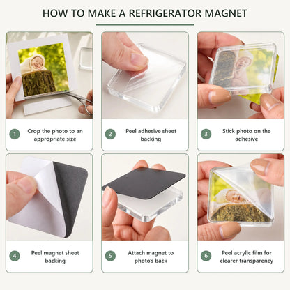 🔥LAST DAY 70% OFF✨DIY Acrylic Photo Magnet Kit – Create Custom Fridge Magnets in Minutes