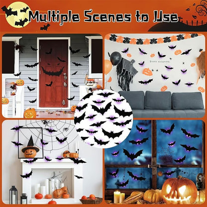 🎉🎁 Holiday Special 🦇 3D Bat Spider Light Design LED Decoration 🕷️