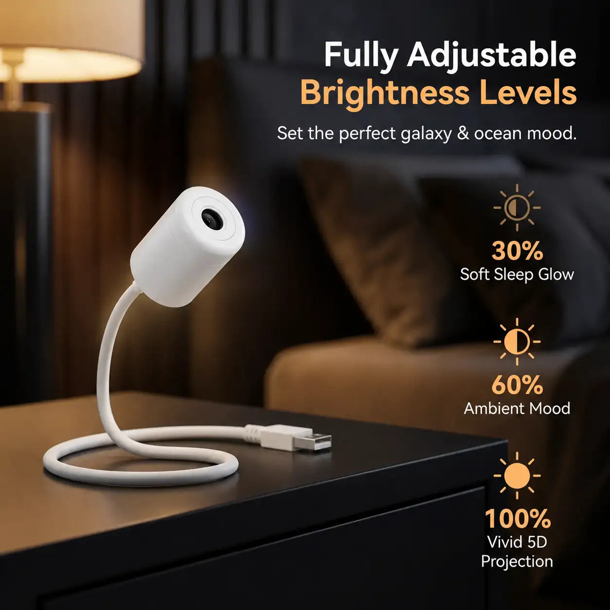 ⏰Last day Promotion 🔥-Night Light Projector - Smart Holographic Star Projector