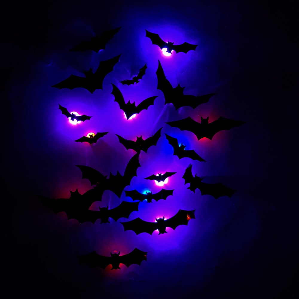 🎉🎁 Holiday Special 🦇 3D Bat Spider Light Design LED Decoration 🕷️