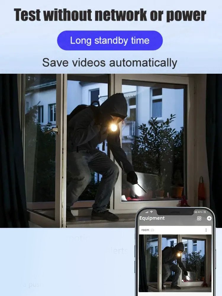 ✨LAST DAY 51%OFF✨[2026 Upgraded ultra-invisible] No-plug camera