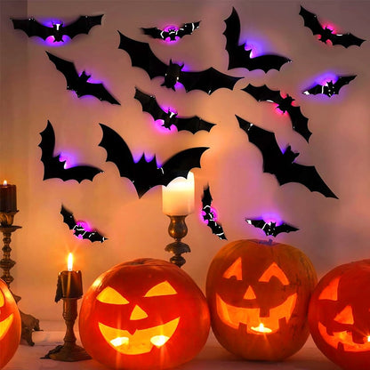 🎉🎁 Holiday Special 🦇 3D Bat Spider Light Design LED Decoration 🕷️
