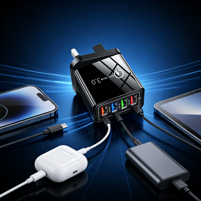 📱The Charger Big Tech Hates | 4-Port Quick Charge 3.0 + AI Performance Boost