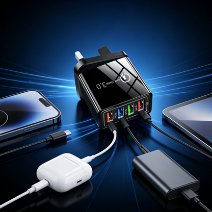 📱The Charger Big Tech Hates | 4-Port Quick Charge 3.0 + AI Performance Boost