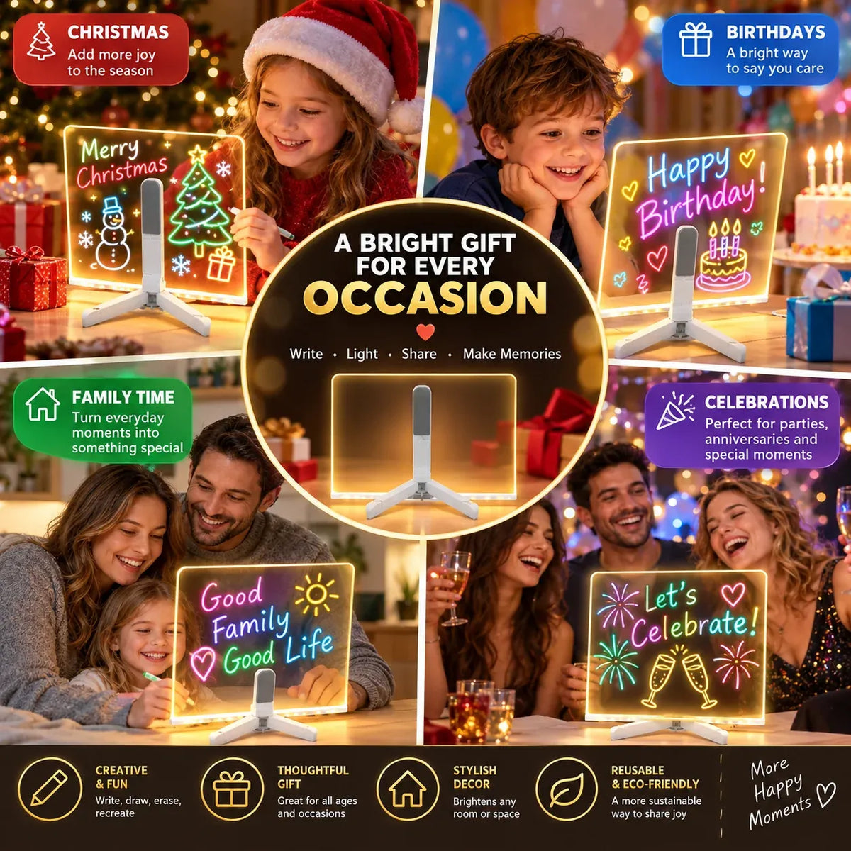 LED message board gift for different occasions