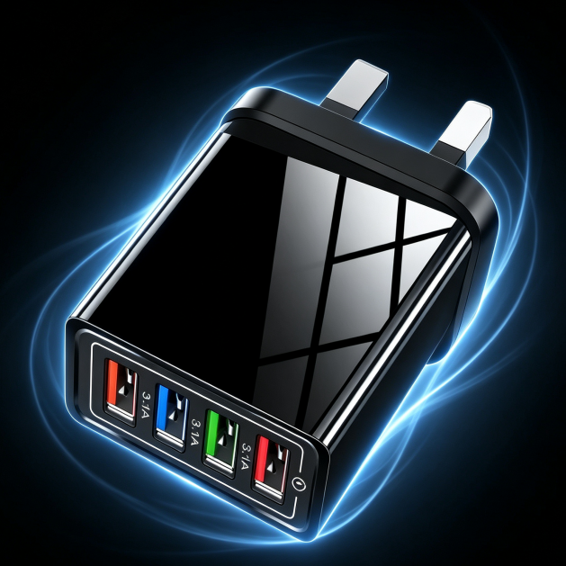 📱The Charger Big Tech Hates | 4-Port Quick Charge 3.0 + AI Performance Boost