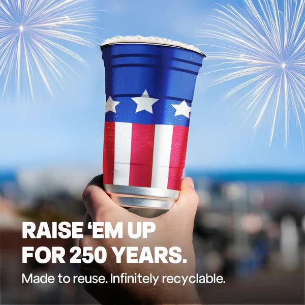 ⚡️Independence Day 50% OFF- 🦅 250th Anniversary Aluminum Party Cup — Reusable Patriotic Cups