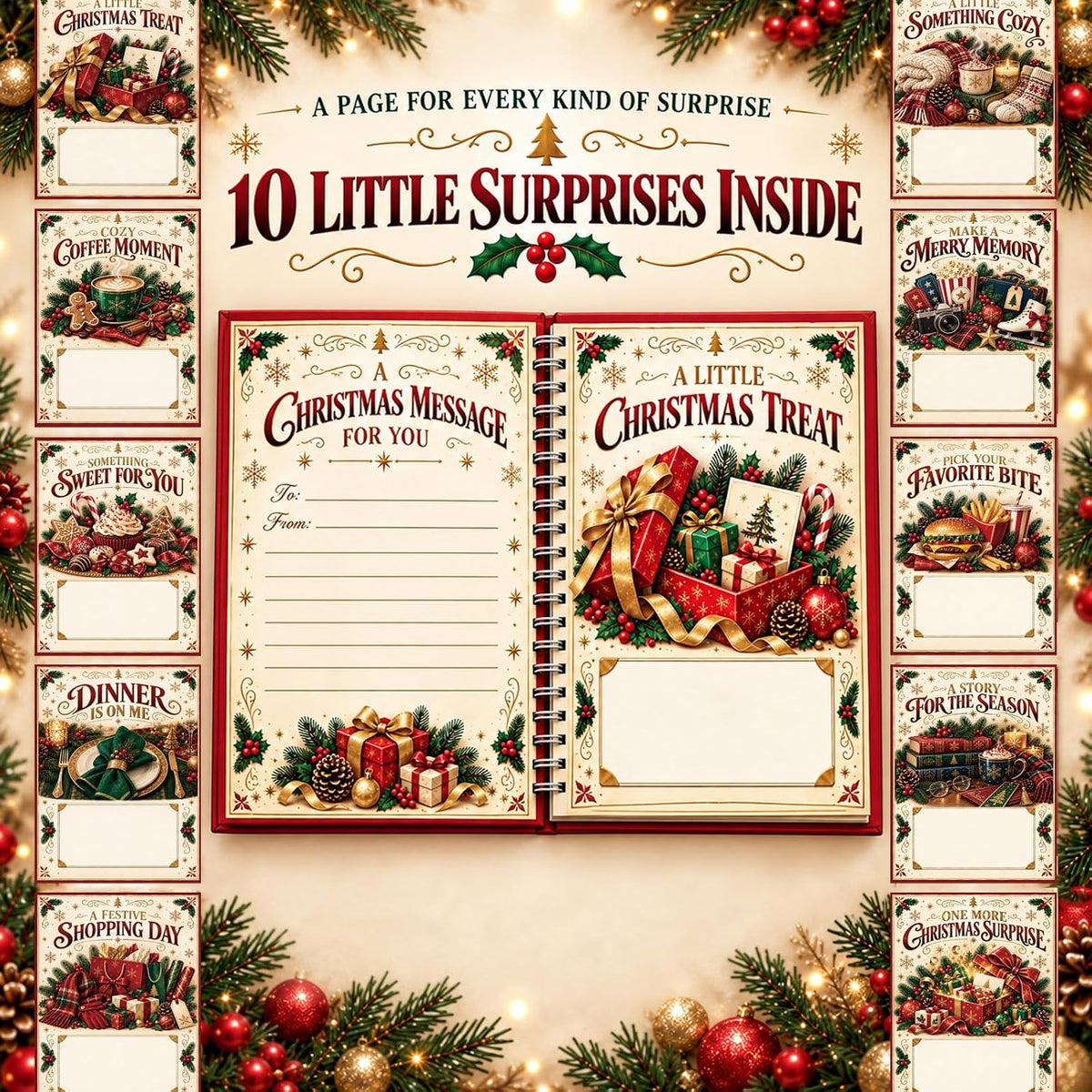 🎁Last Day Promotion 50% OFF🎁 Christmas Gift Card Book