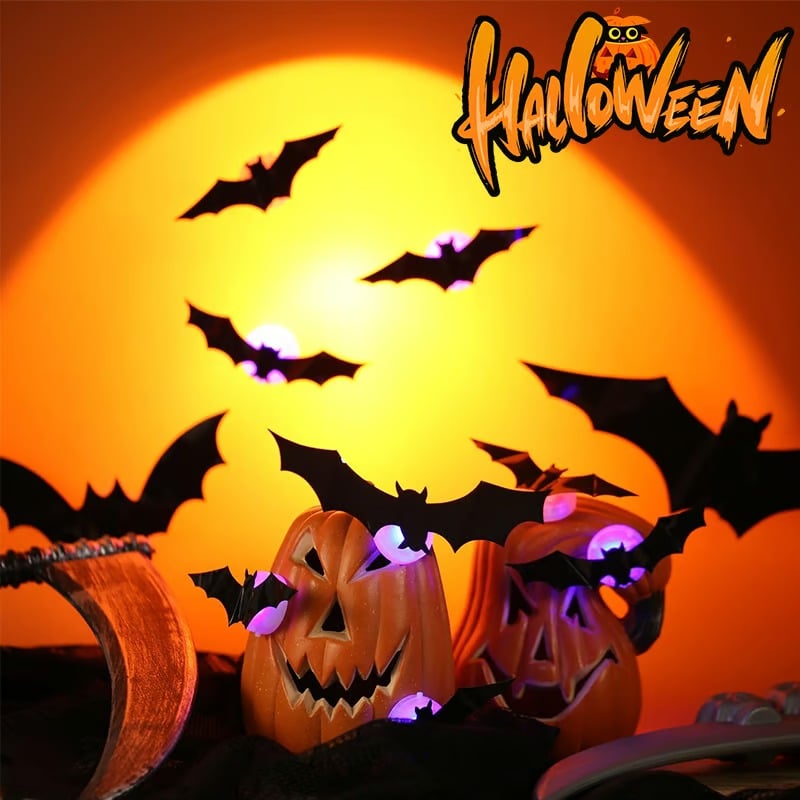 🎉🎁 Holiday Special 🦇 3D Bat Spider Light Design LED Decoration 🕷️