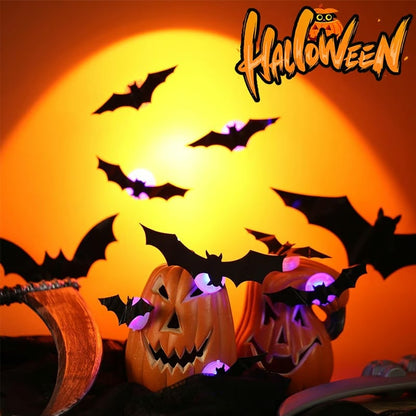🎉🎁 Holiday Special 🦇 3D Bat Spider Light Design LED Decoration 🕷️