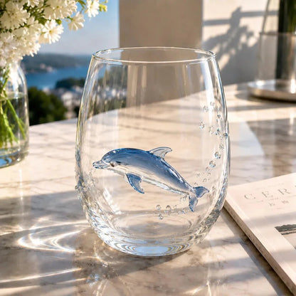 🔥🔥Last day Promotion-🎁The Perfect Beach House Gift🌊3D Ocean Animal Artisan Glassware Collection