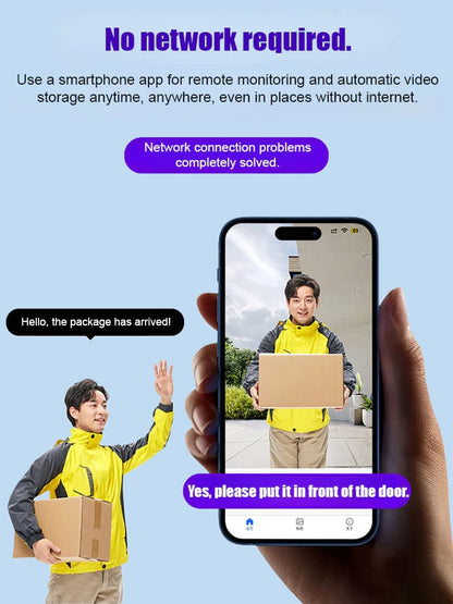 ✨LAST DAY 51%OFF✨[2026 Upgraded ultra-invisible] No-plug camera