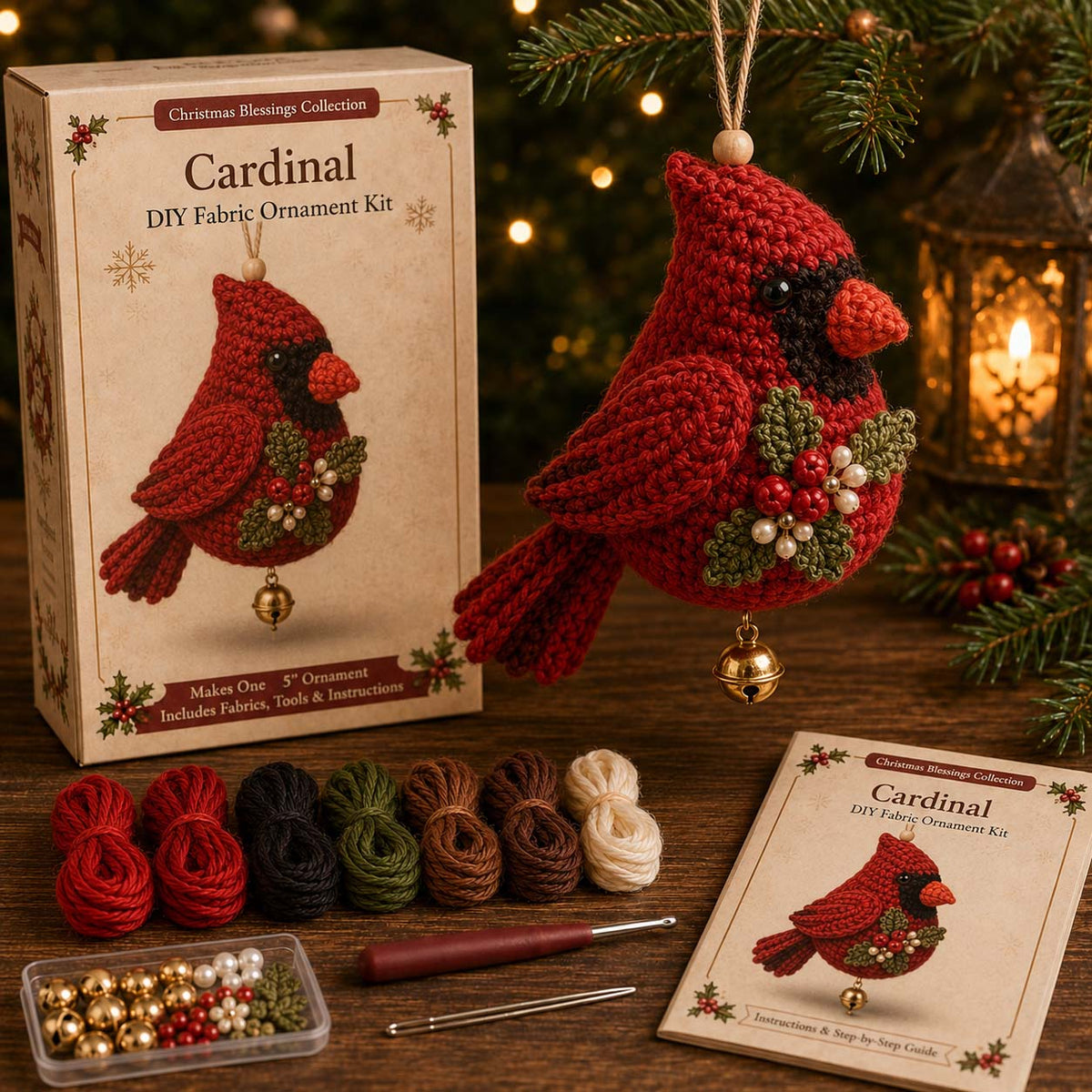 🎅 2026 Christmas Gift 50% Off--🎄 Christmas Character Fabric Ornament DIY Kit