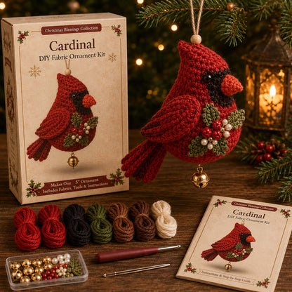 🎅 2026 Christmas Gift 50% Off--🎄 Christmas Character Fabric Ornament DIY Kit