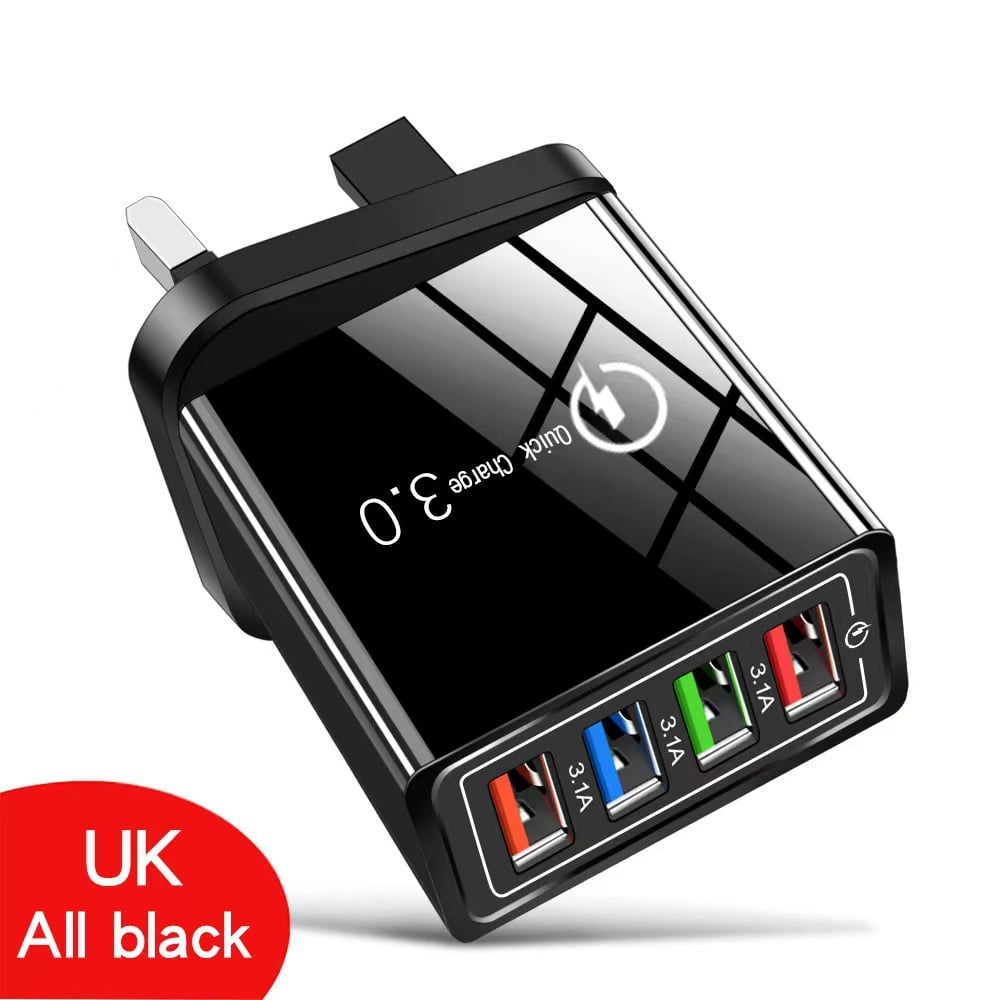 📱The Charger Big Tech Hates | 4-Port Quick Charge 3.0 + AI Performance Boost