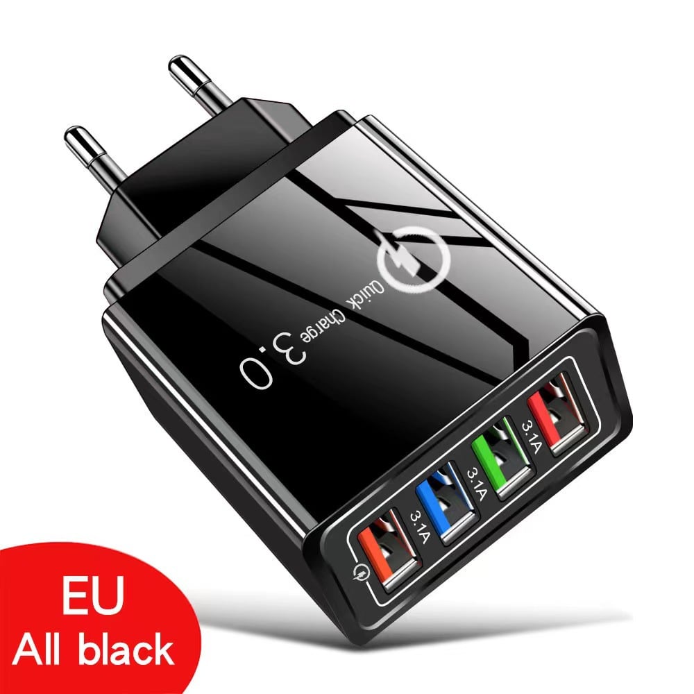 📱The Charger Big Tech Hates | 4-Port Quick Charge 3.0 + AI Performance Boost