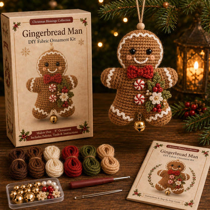 🎅 2026 Christmas Gift 50% Off--🎄 Christmas Character Fabric Ornament DIY Kit