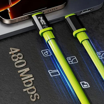 ✨240W Fast Charging Cable, Type-C Smart Quick Charge High-Power Data Cable