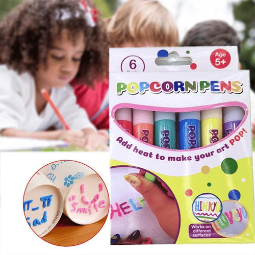 ✨🎁Magic Pen – Draw 3D with one stroke!🎄 DIY Bubble Popcorn Drawing Pens🔥