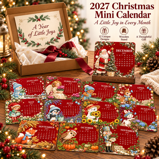 Christmas Eco-Friendly Plantable "Timeless" Seed Calendar 2027
