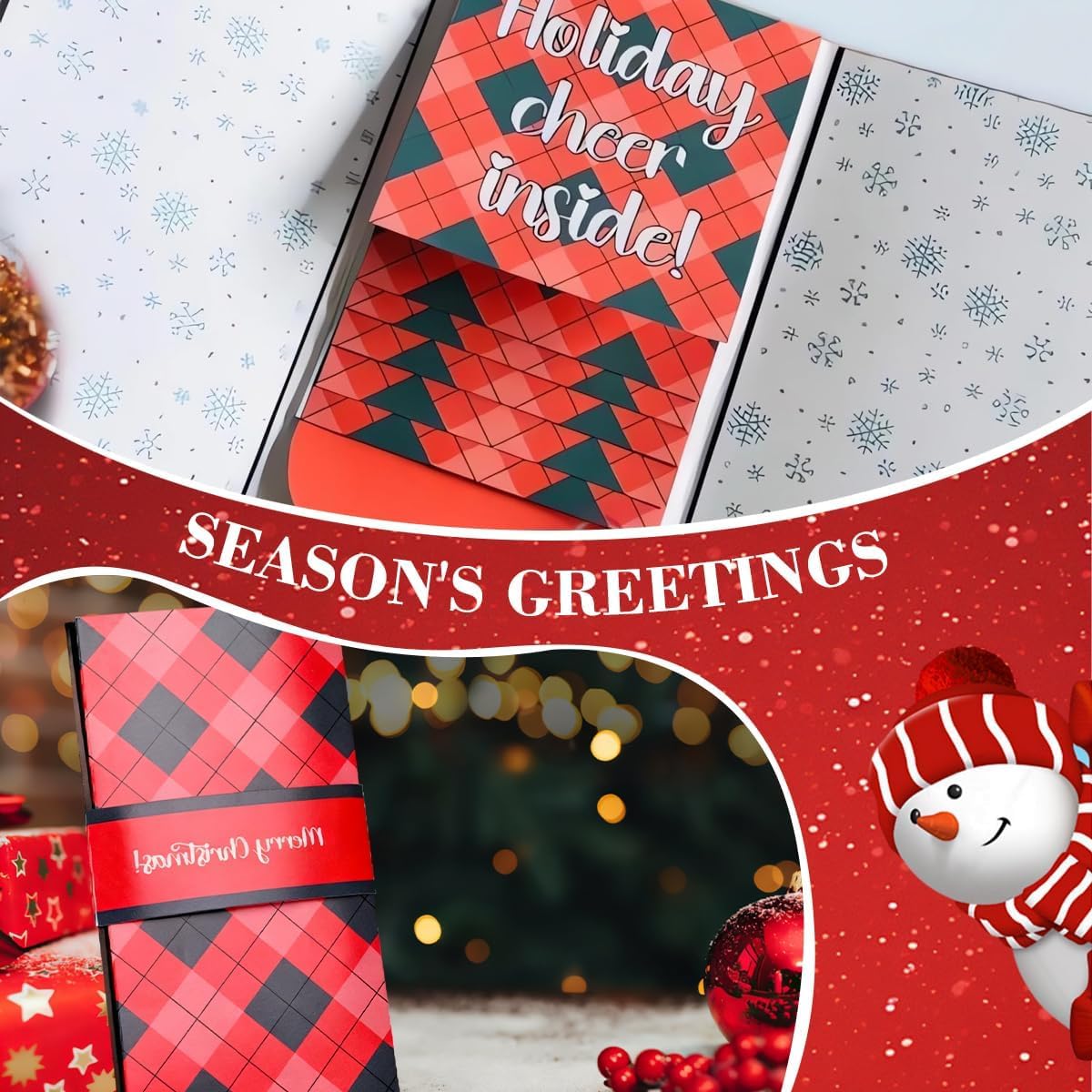 ⏰LAST DAY 70% OFF - 2026 New🎅🎁✨Handmade Waterfall Christmas Gift Card Booklet♻️ 💳✨