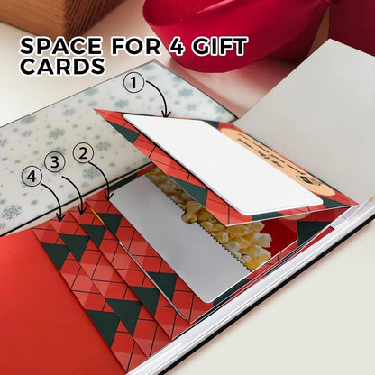 ⏰LAST DAY 70% OFF - 2026 New🎅🎁✨Handmade Waterfall Christmas Gift Card Booklet♻️ 💳✨