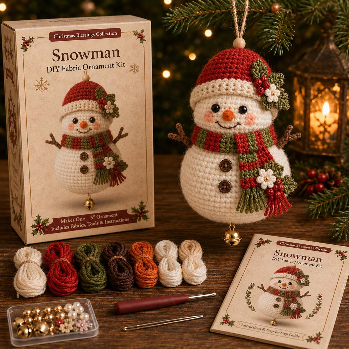 🎅 2026 Christmas Gift 50% Off--🎄 Christmas Character Fabric Ornament DIY Kit