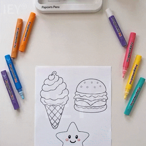 Last Day 50% OFF 🖍️🎁🔮Magic Pen – Draw 3D with one stroke!🎄 DIY Bubble Popcorn Drawing Pens🔥🪄