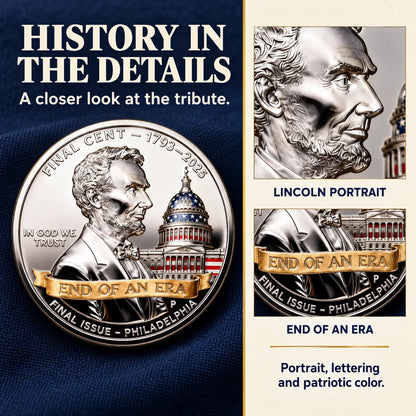 🔥LAST DAY 50% OFF🔥 - THE FINAL CENT 1793–2025 · END OF AN ERA