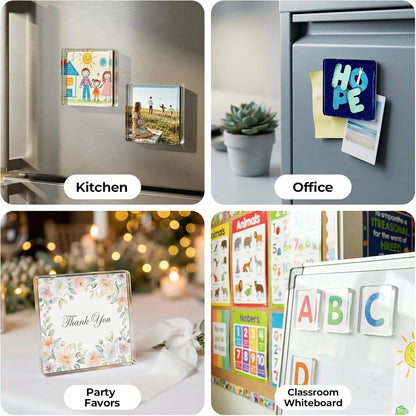 🔥LAST DAY 70% OFF✨DIY Acrylic Photo Magnet Kit – Create Custom Fridge Magnets in Minutes