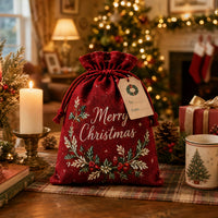 🔴 Christmas Wreath Gift Bag