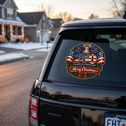 🔥Last Day 50% OFF -Christmas & 250th Anniversary Metal Car Decal