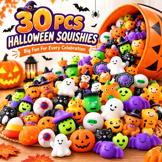 🎉🎉Last Day 50% OFF🎃30PCS Halloween Mochi Squishy Toys